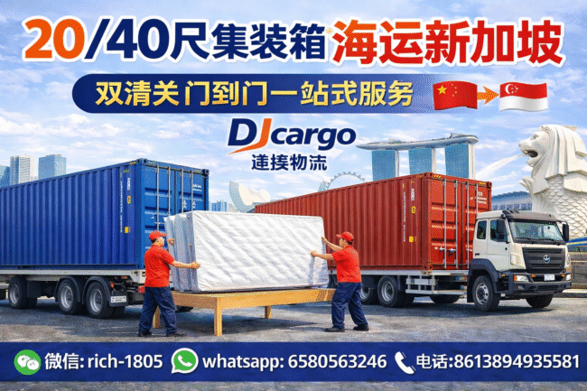 Full Container Load (FCL) Shipping to Singapore